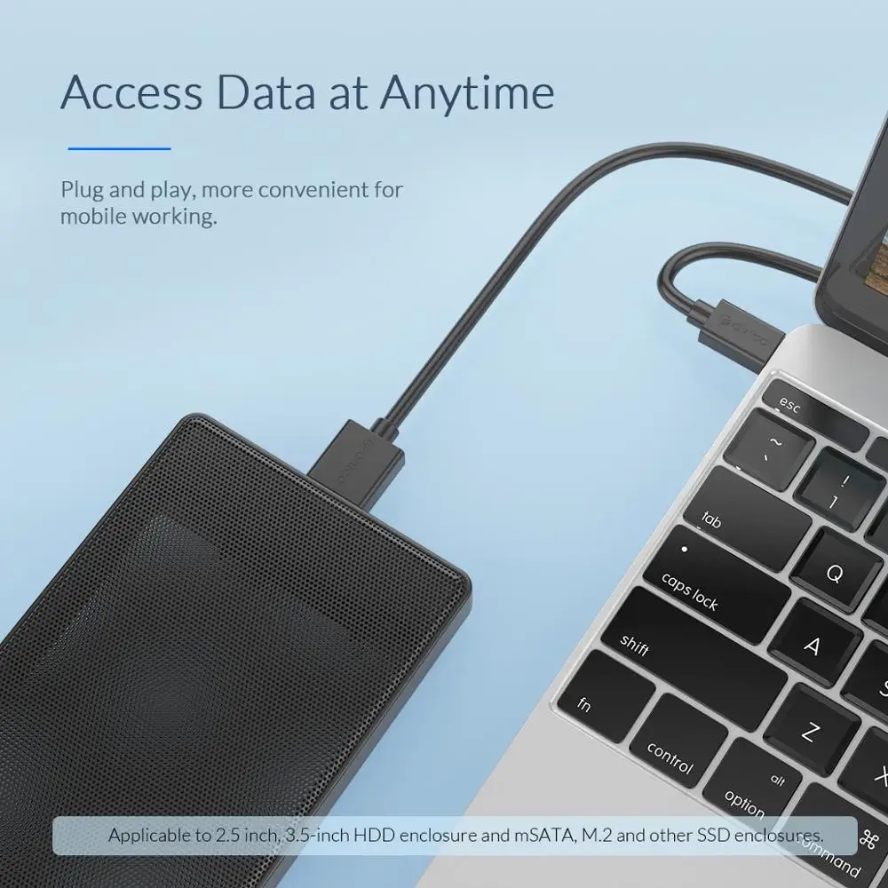 ORICO Type c к Micro B кабель для передачи данных USB 3 0 5 Гбит/с высокоскоростное Расширение