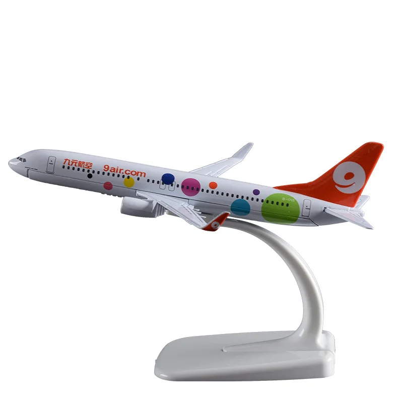 16 см Boeing 737 9Air.com модель самолета девять юаней дыхательных путей Аэробус из сплава