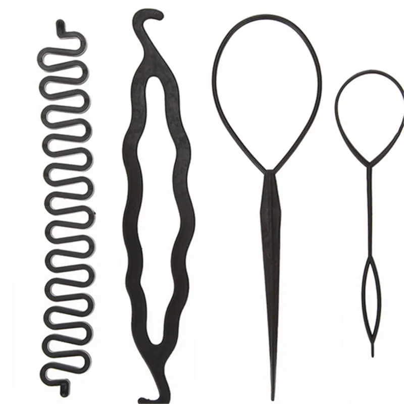 Новое поступление 4 шт./компл. набор для завивки волос с волшебной оплеткой