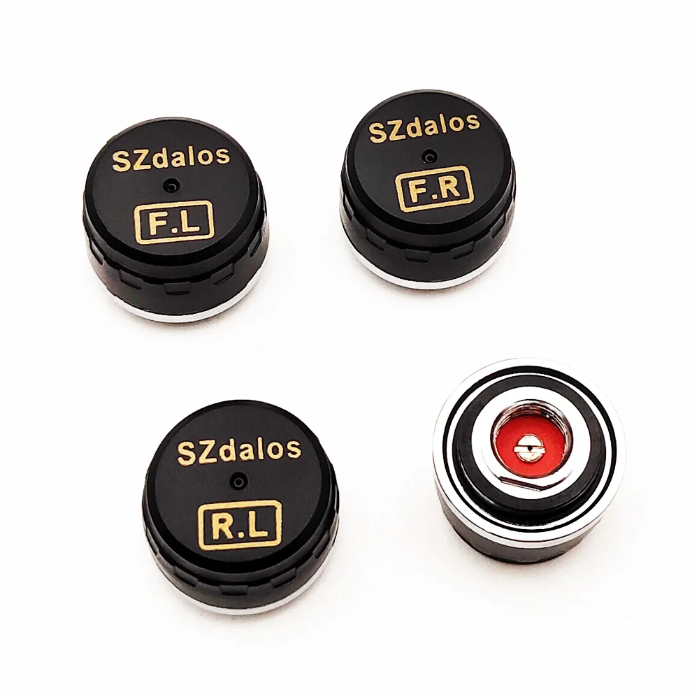 Система контроля давления в шинах TPMS 4 внешних датчика прикуриватель tmps