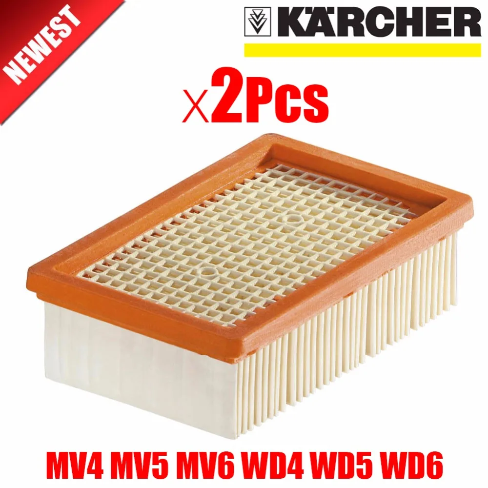 Фильтр KARCHER для пылесоса 2 шт./лот сухой и влажной уборки #2 863-005 0 | Бытовая техника
