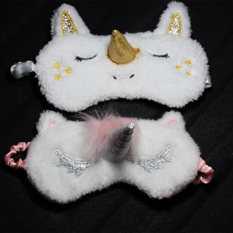 Единорог вечерние украшения маска для глаз сна единорог на день рождения подарок