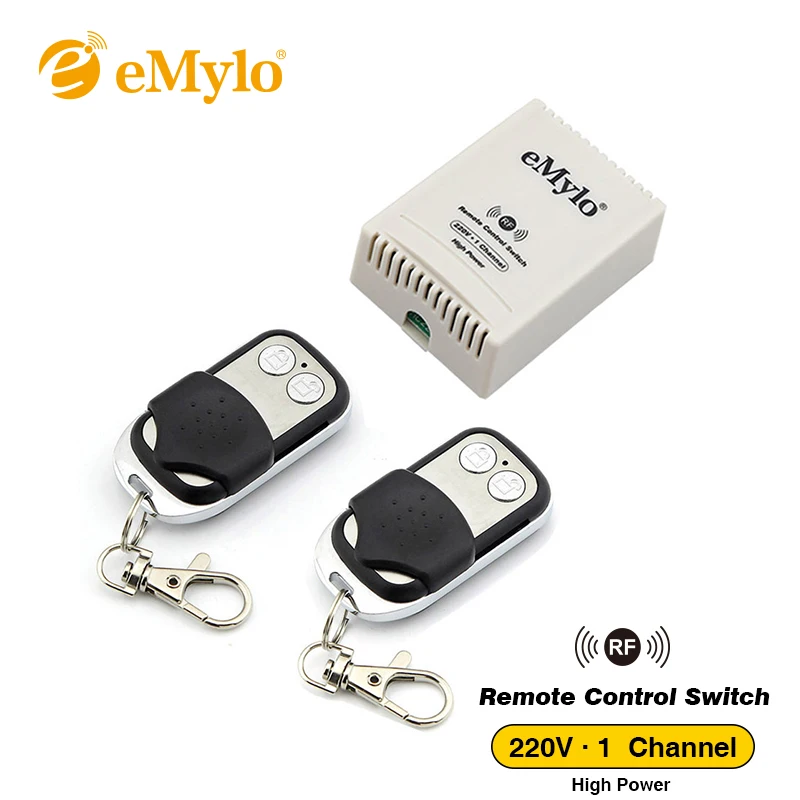 Беспроводной переключатель eMylo AC220V 30A обучающий пульт дистанционного управления