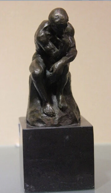Rodin художественная Статуэтка бронза медный мыслитель художественное оформление