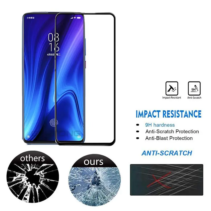 GerTong закаленное стекло для Xiaomi Redmi K20 защита экрана Pro Полное клеевое покрытие Mi 9T 3D
