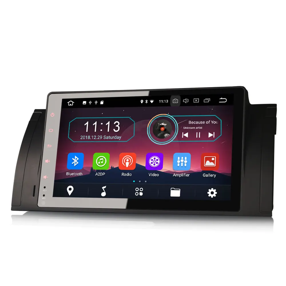Erisin ES3993B PX30 Android 8 1 автомобильный мультимедийный плеер 9 &quotавтомобиль DVD gps для BMW 5