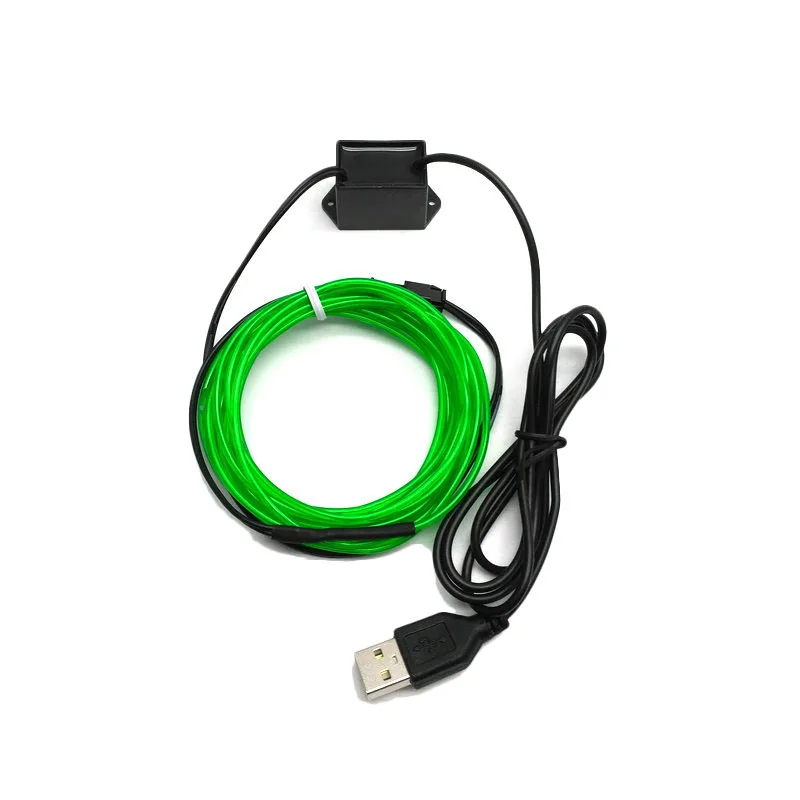 USB неоновый светильник для танцевальной вечеринки декоративная лампа автомобиля светодиодный Гибкий EL