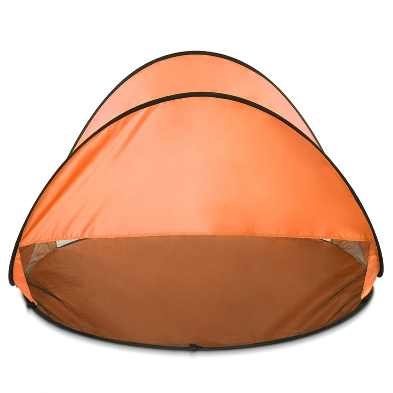 Оранжевые наружные палатки для кемпинга мгновенный вверх тент детский пляжный