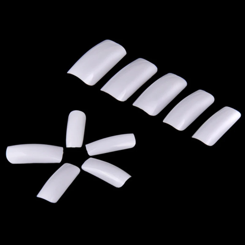 500 шт. белые накладные накладки для дизайна ногтей во французском стиле WH998 |