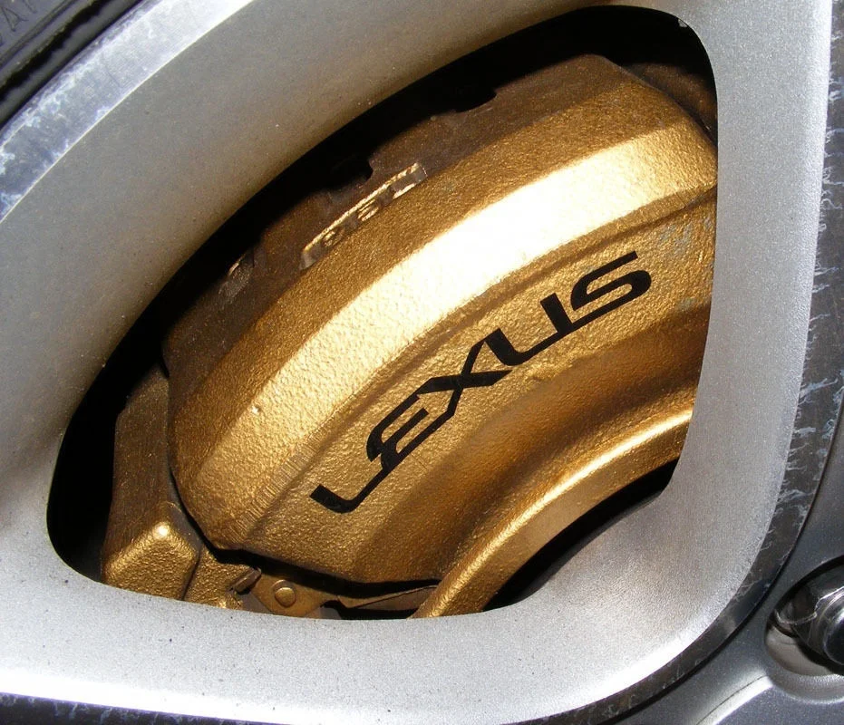 6 шт. Лексус тормозной суппорт каллипер наклейки GS IS LS LX RX SC CT IS200 все варианты 9 5