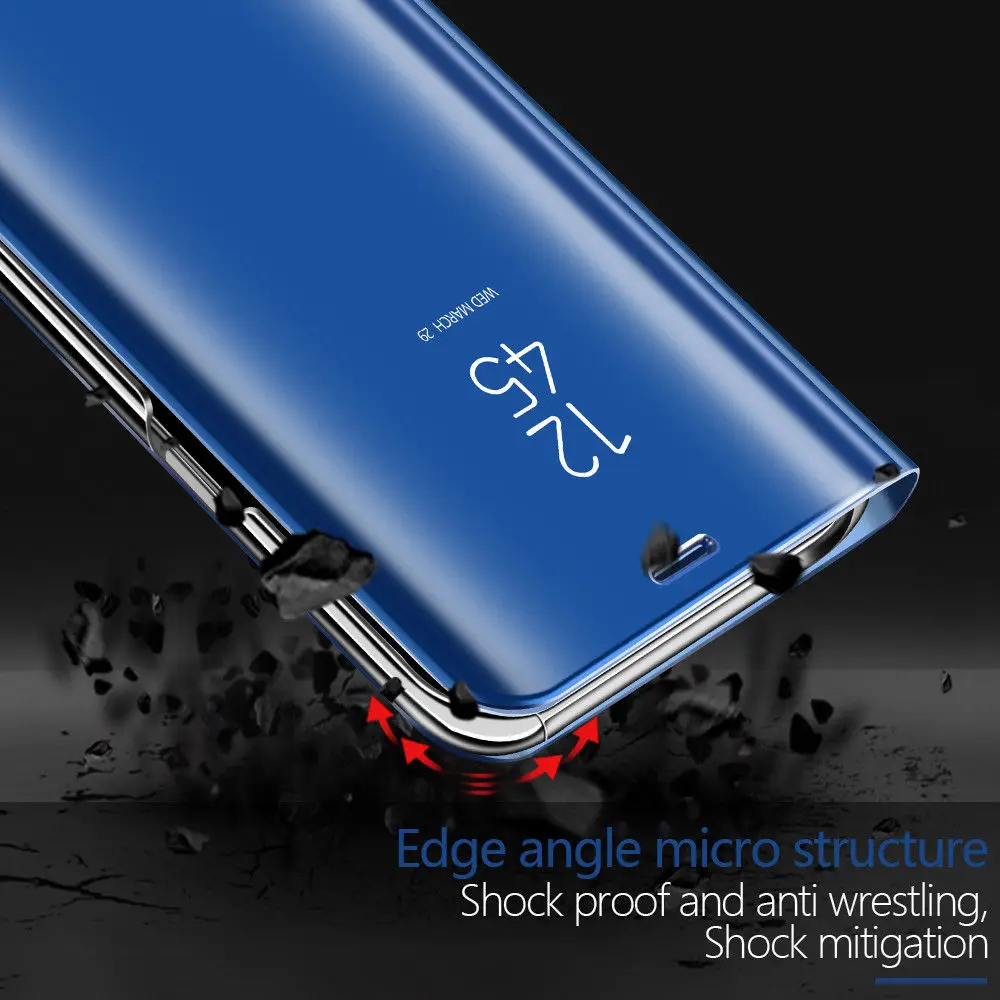 Роскошный умный чехол для Samsung Galaxy S9 S8 Plus S7 S6 Edge с откидной крышкой и подставкой