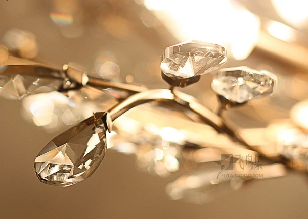Ретро Лофт американская винтажная хрустальная люстра люстры de cristal домашнее