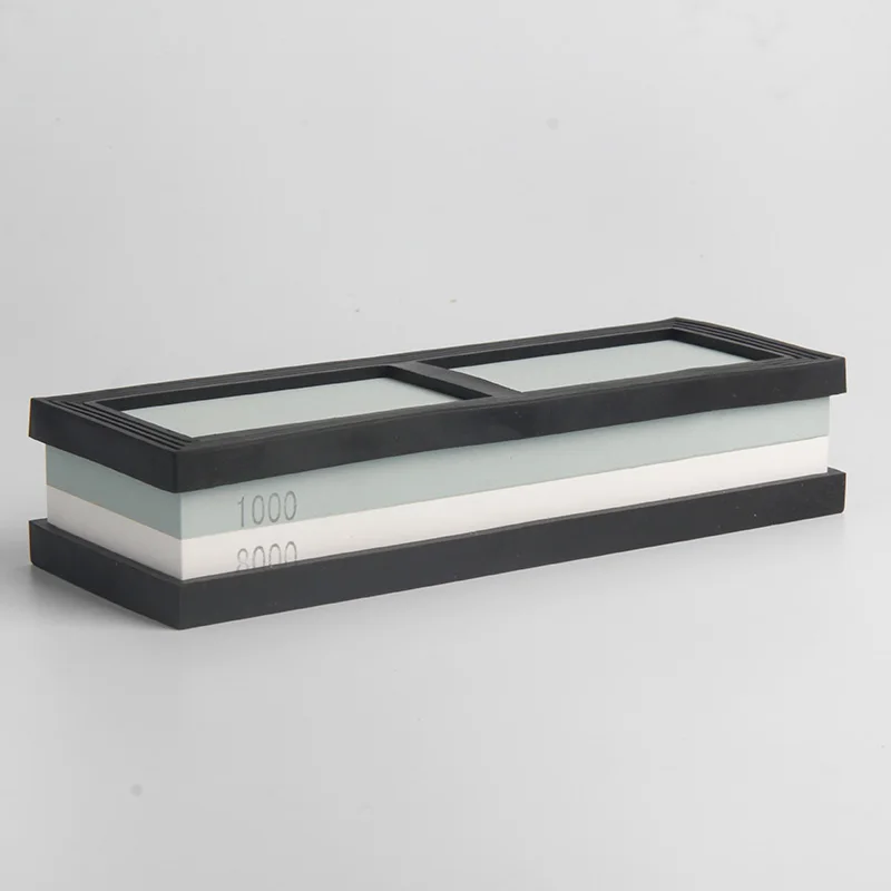 1000 8000 grit RSCHEF точилка для кухонных ножей 240/800 1000/3000 зернистость корунд двухсторонний точильный камень, каменные хонинговые камни - Цвет: 1000 8000 grit