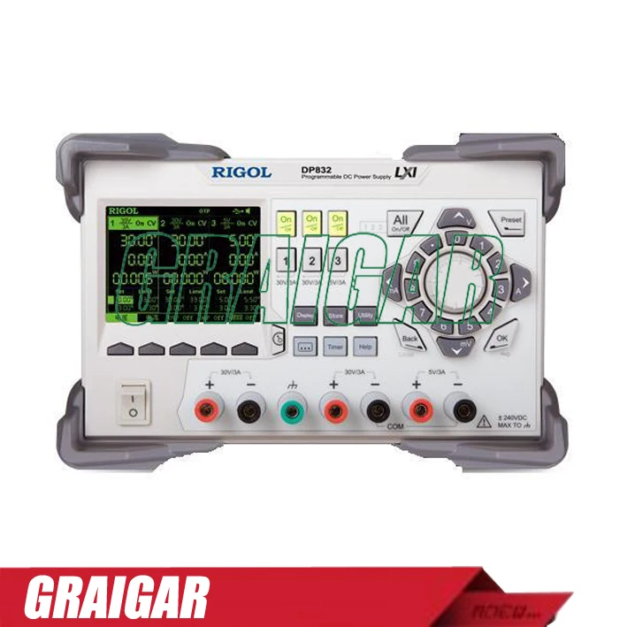 Rigol DP832A программируемый Линейный источник питания постоянного тока 3 канала |
