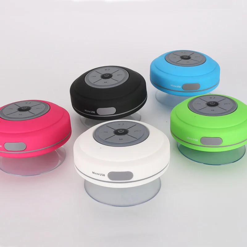 Q9 Мини Bluetooth/беспроводной динамик с присоской bathroon Водонепроницаемый Красочный