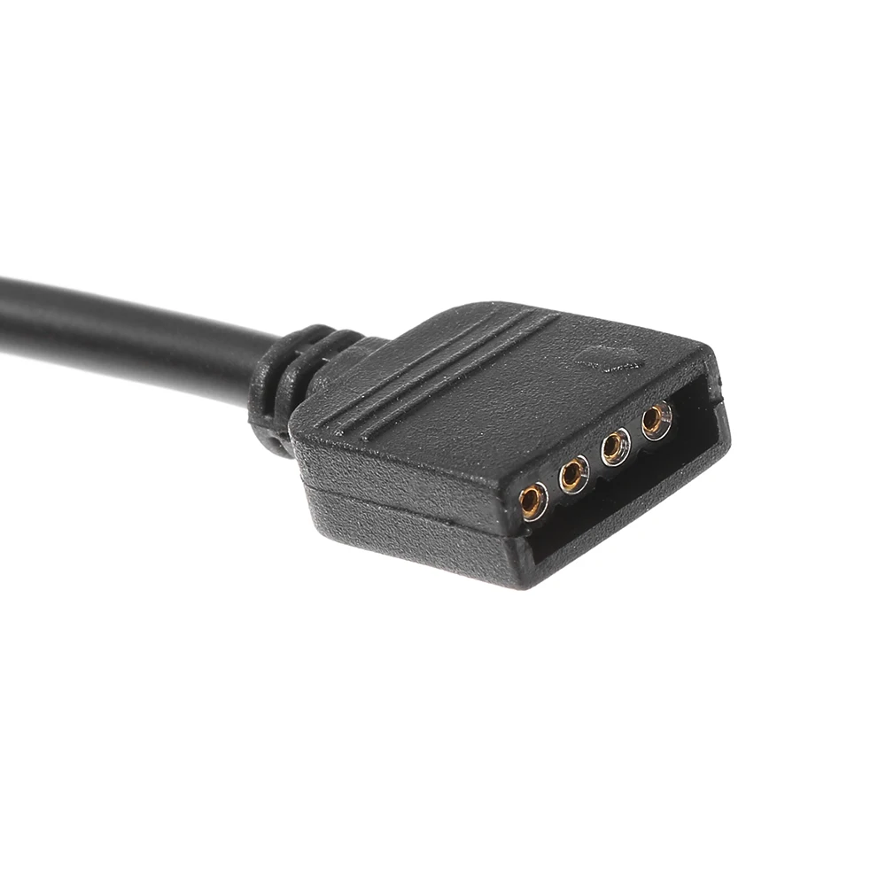 Универсальный 4 контактный RGB светодиодный Удлинительный кабель 0 5 м 1 2 3 для SMD 5050