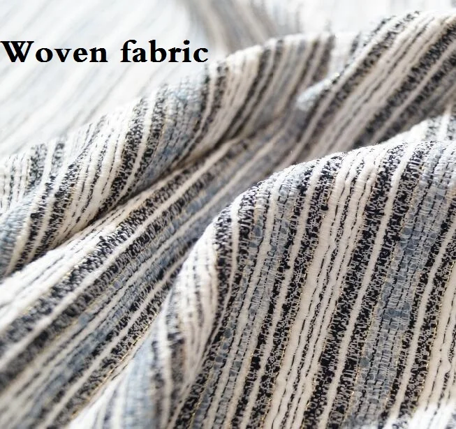 

British style imports warm colors, fashion woven stripe fabric, coat jacket, DIY tailor cloth