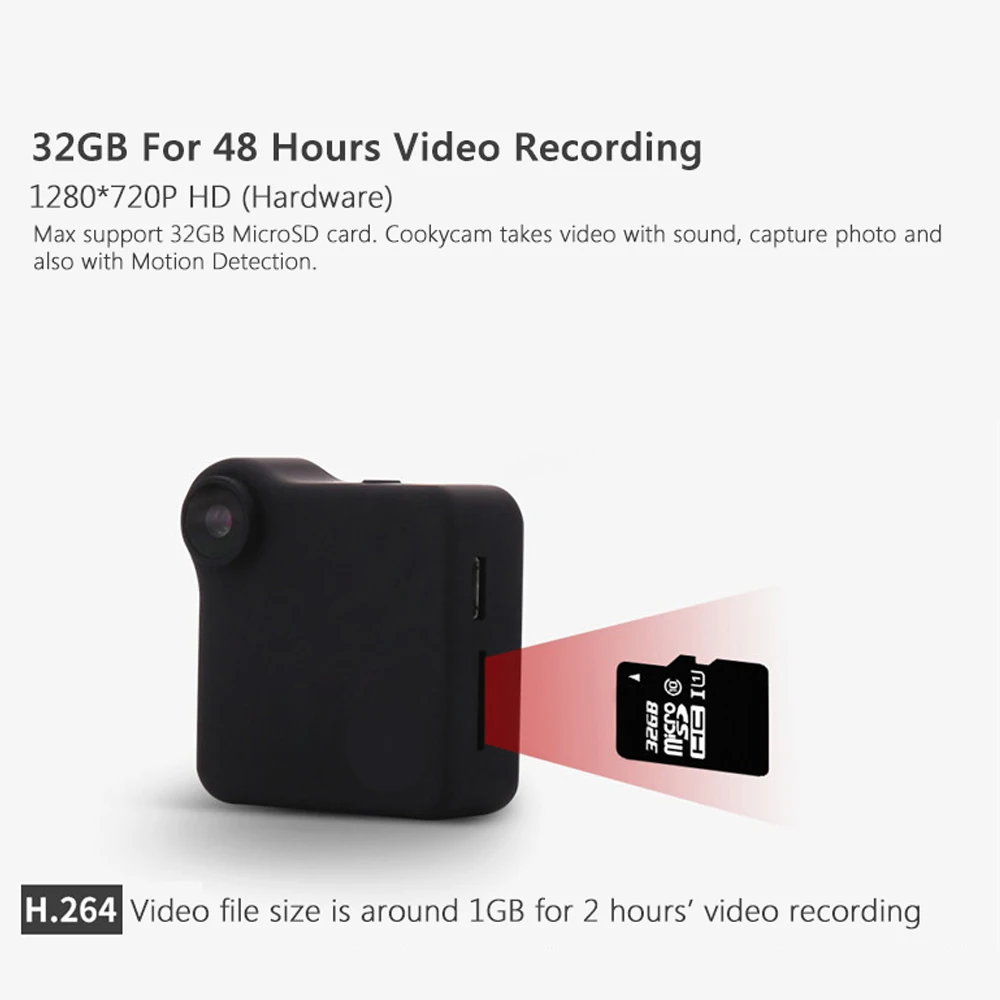C1 + Wi Fi P2P мини камера HD 720P CAMSOY носимая IP датчик движения для велосипеда Micro DV DVR