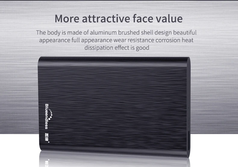 Blueendless HDD USB жесткий диск 2,5 'высокоскоростной USB Hdd внешний жесткий диск 1 ТБ/250 GB/500 GB/750 GB для настольного ноутбука и 30