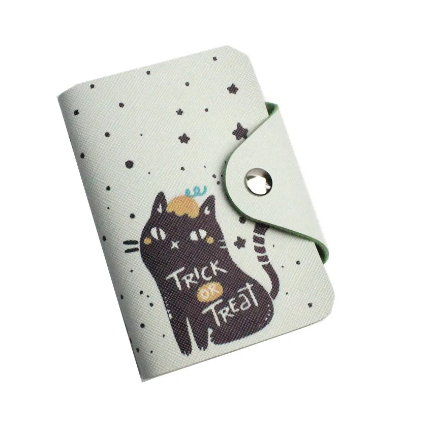 

M003 Cute Unicorn Passport Holders 20Card Holders PU Leather Cartoon Cat Bear Flamingo Passport Cover Women ID Credit Cards Case