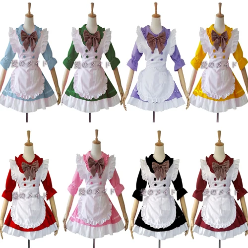 Женское платье горничной KIGUCOS милое Привлекательное |