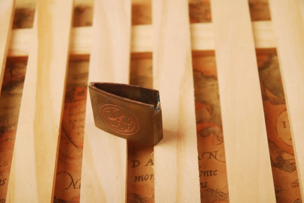 Тонкий и Простой меч латунный ошейник Habaki с лезвием для японского самурайского