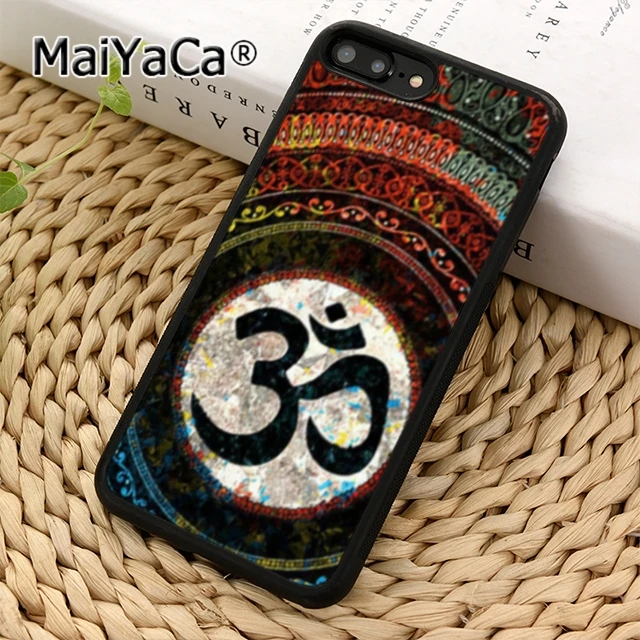 MaiYaCa Aum Om Yoga чехол для телефона iPhone 5 6 s 7 8 plus 11 12 Pro X XR XS max Samsung Galaxy S6 S7 edge S8 S9|Бамперы| |