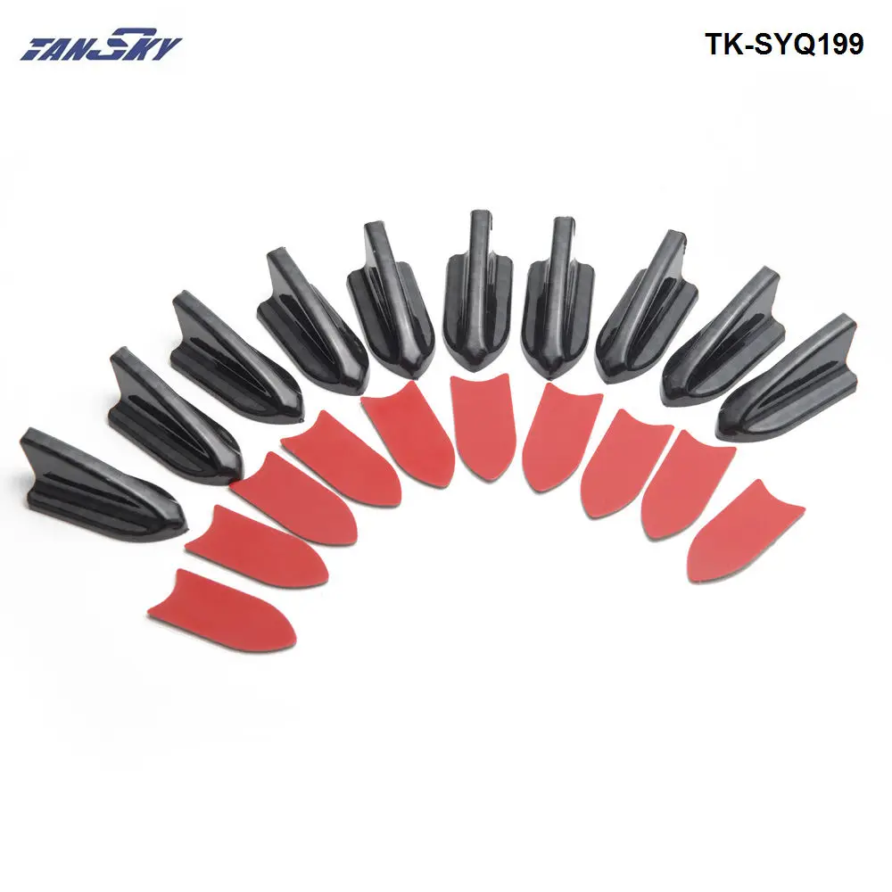 10 шт./лот автомобильный воздушный Вихревой генератор диффузор для крыши Акулий