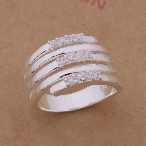 Лидер продаж серебряные кольца AR177 для женщин и мужчин серебро 925 пробы модные