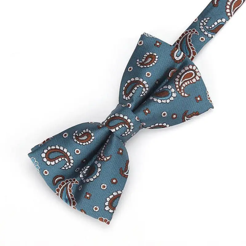 Роскошный мужской смокинг из полиэстера и шелка с цветочным узором галстуки