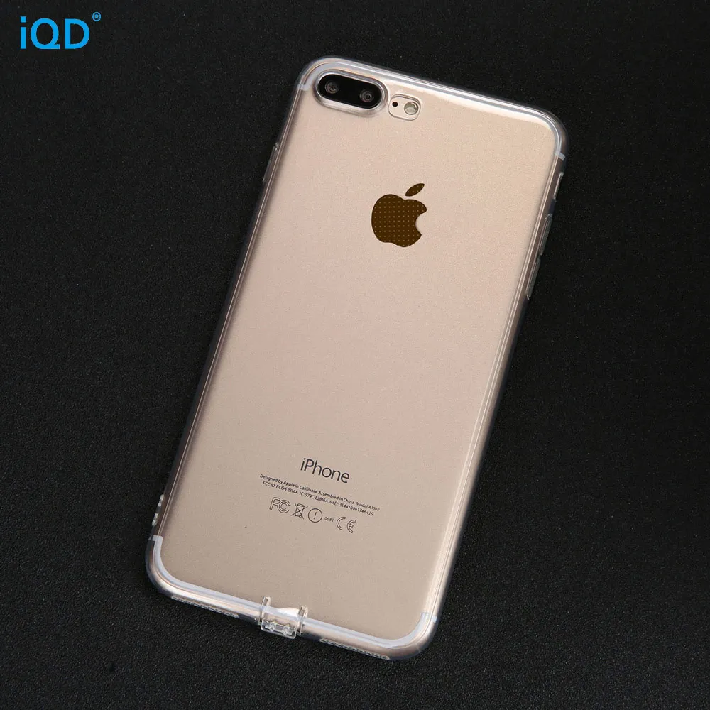 IQD для iPhone X 8 7 Plus Чехлы тонкие прозрачные мягкие гибкие гелевые ТПУ прозрачные кожи устойчивый к царапинам бампер чехол для iPhone 6 6s Plus