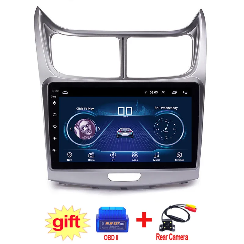 9 дюймов IPS и 2.5D сенсорный экран Android 8 1 автомобильный DVD GPS навигация для Chevrolet Sail 2010
