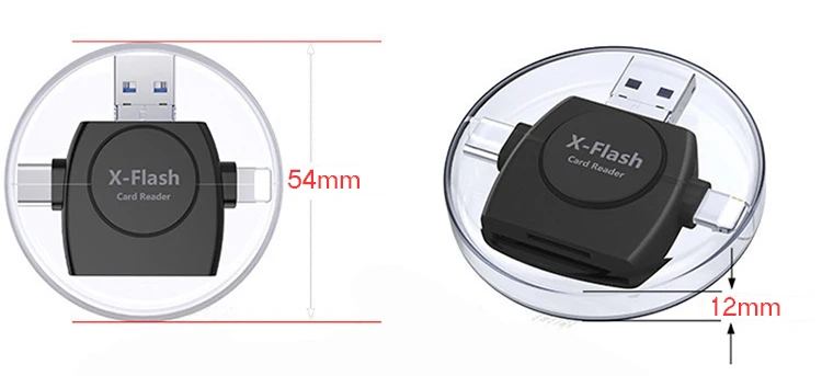 4в1 OTG Тип C кардридер Micro USB A телефон SD TF кардридер адаптер для Lightning XS MAX 8 PLUS 7 7 PLUS для Android SAMSUNG