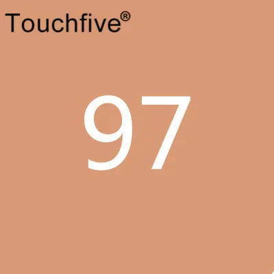 97 1 шт. TouchFive опционально 168 цветов эскизные маркеры на спиртовой основе маркеры цветной маркер набор художественные принадлежности ручка для школы - Цвет: 97