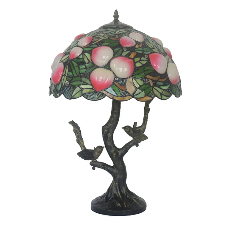 Винтажное витражное стекло Tiffanylamp арт-деко офисный салон отельный ресторан бар