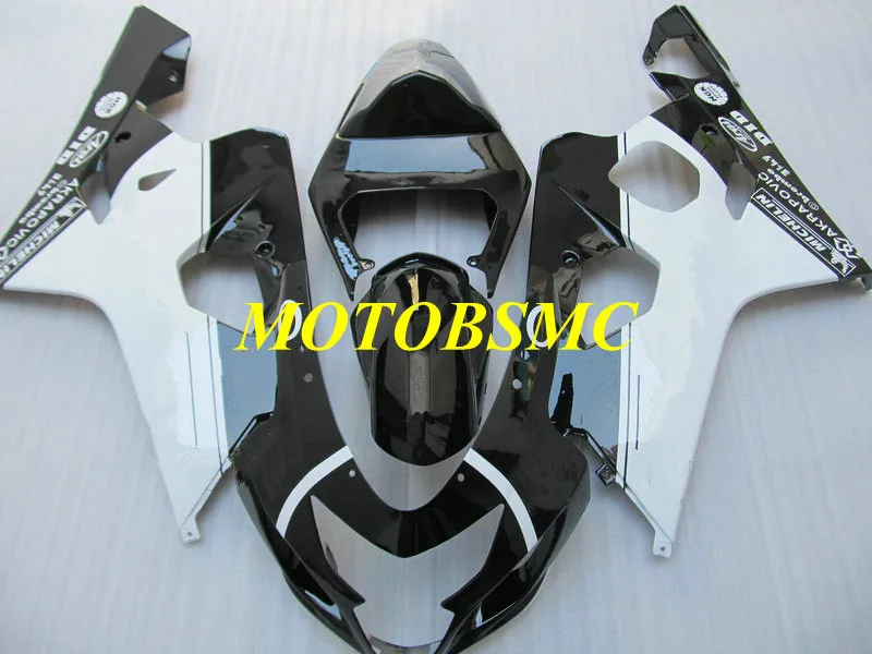 Набор обтекателей мотоцикла для GSXR600 750 K4 04 05 GSXR 600 GSXR750 2004 2005 ABS Whtie глянцевый черный