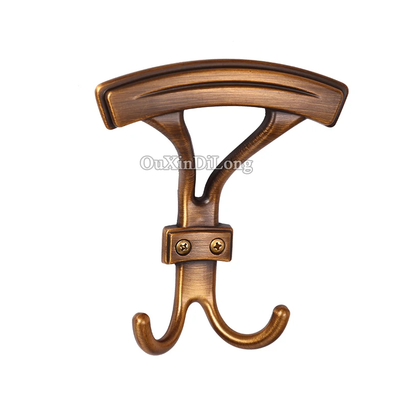 Винтажный Ретро стиль 8 шт./лот Европейский цинковый сплав крючки для халатов