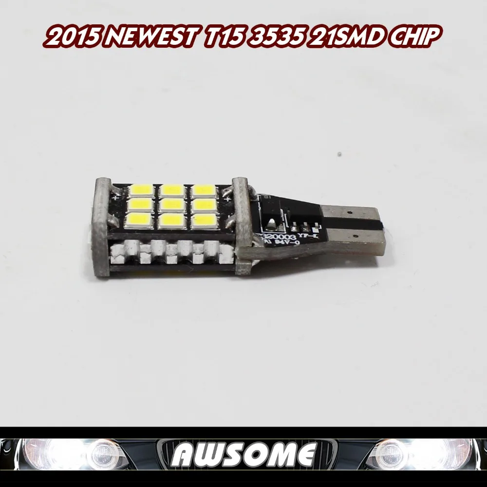 2x T15 W16W 921 светодиодный CANBUS 3535 21SMD светильник высокой мощности совместимый с T10 W5W