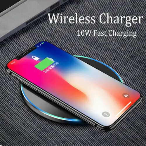 Беспроводное зарядное устройство для APPLE iPhone XS MAX XR Huawei Mate RS Xiaomi MIX 2S коврик быстрой