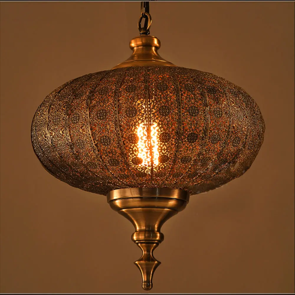 Retro Vintage E27 linterna LED luz Loft lámpara lámparas colgantes iluminación colgante casa corredor decoración regalo