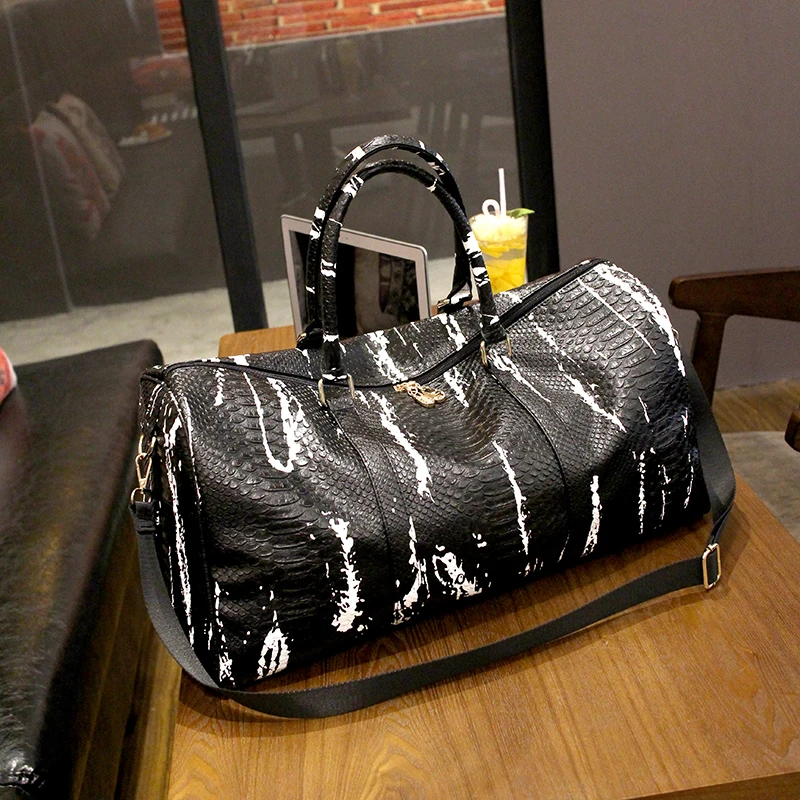 2018 змеиная спортивная сумка тоут винтажная дизайнерская мессенджер через плечо