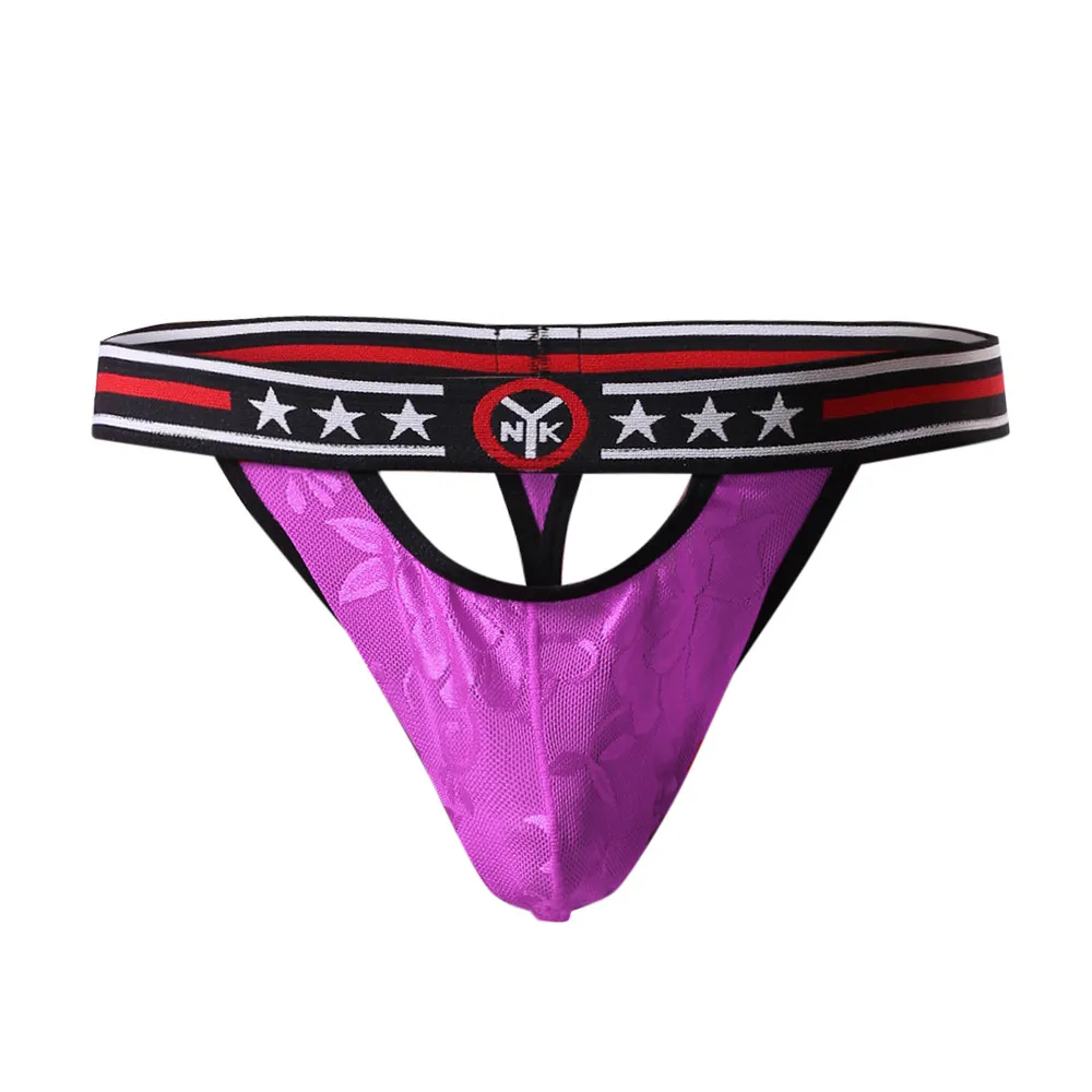 Нижнее белье feitong мужское сексуальное прозрачное с низкой талией Эротические