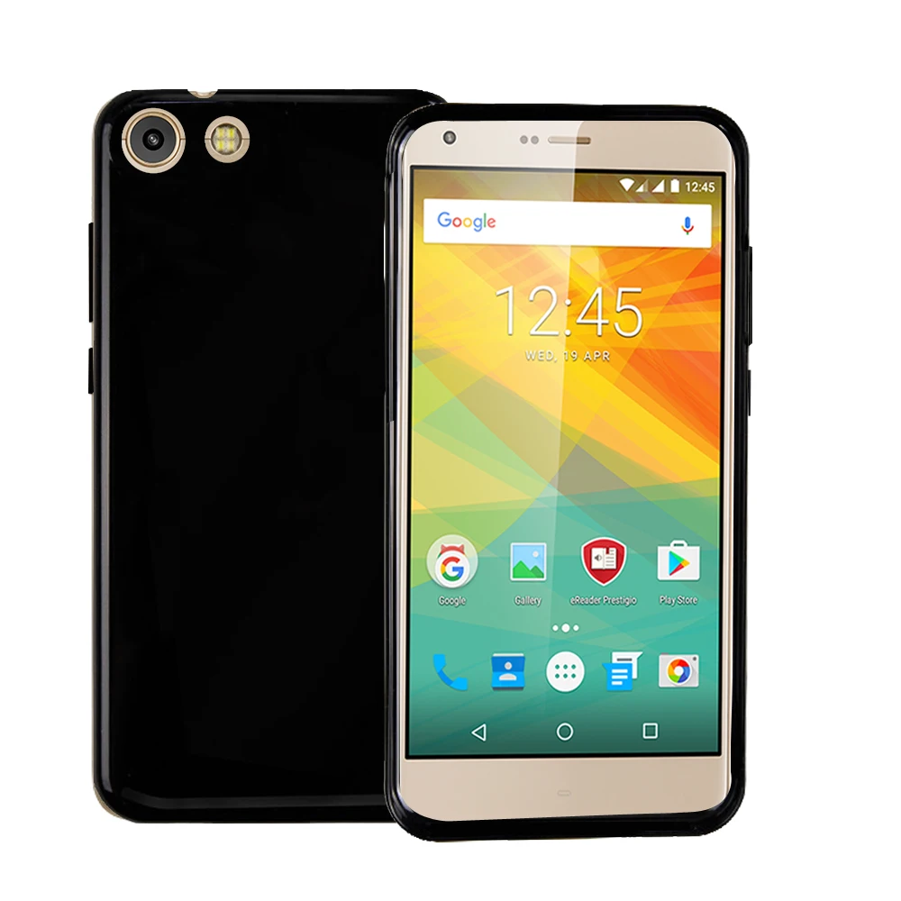 Чехол для GraceS7 PSP 7551 DUO без рисунка чистый цвет черный чехол Prestigio Grace S7 LTE PSP7551DUO