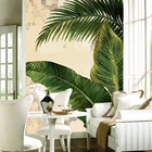 3D-обои современные тропические пальмы, банановый лист, фотообои, фотообои для гостиной, входа в отель, декор для стен, Papel De Parede 3D