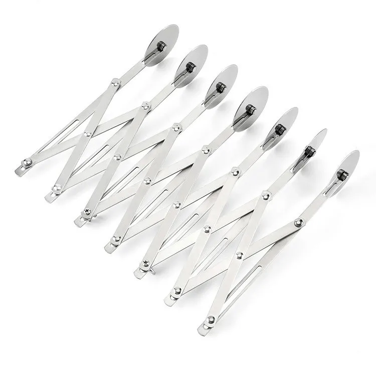 Семиколесный Средний нож для торта/многофункциональный пиццы из нержавеющей