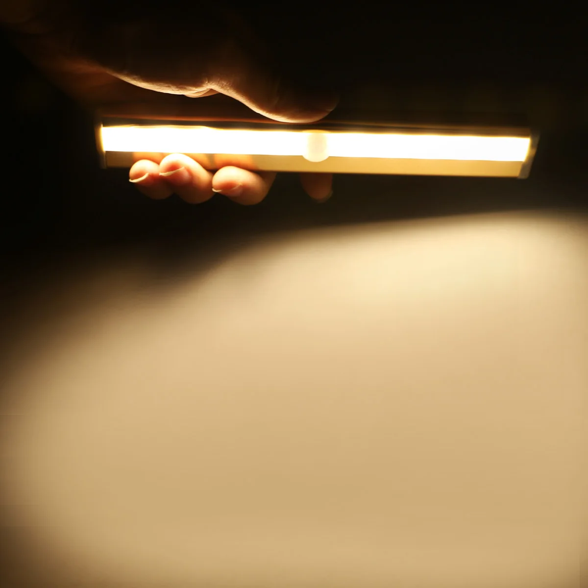 Розовый/Золотой 10LED инфракрасный детектор движения Беспроводной датчик гардероб