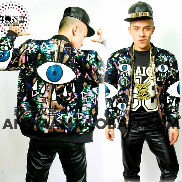 Новинка 2019 мужская одежда в европейском и американском стиле певец диджей хип