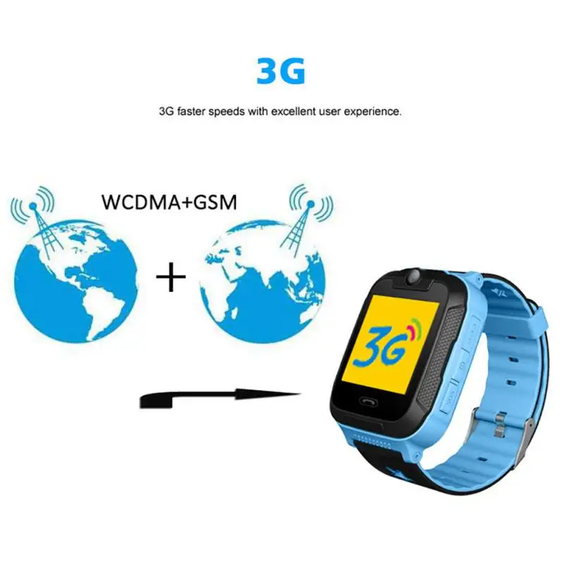 3g умные часы Дети gps безопасность Смарт часы трекер монитор Шагомер камера наручные часы Горячая