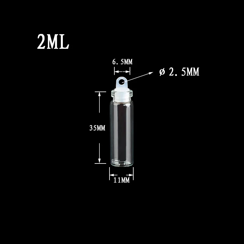 2 мл милый Стекло баночки с пробкой и Пластик фиксаторы уход за кожей лица маска