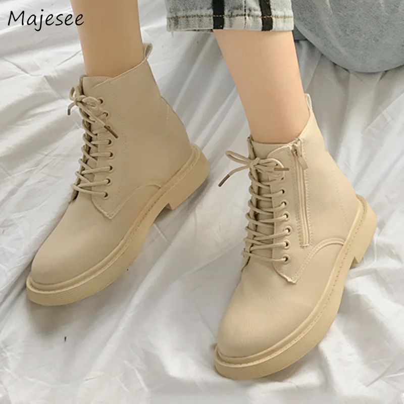 Женские ботинки Martin в Корейском стиле универсальная обувь Женская бархатная